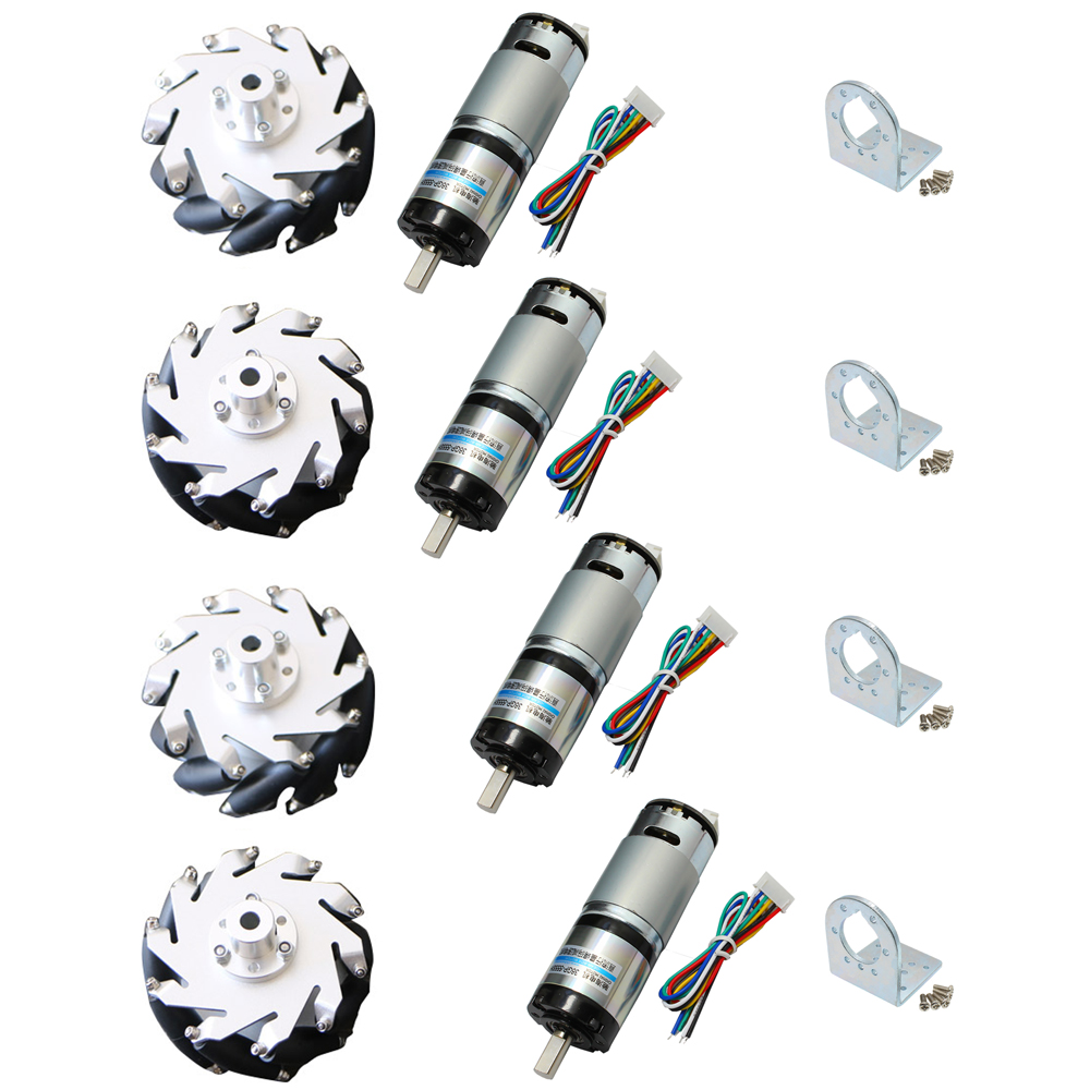 Arduino Robot - 60kg carga 4 pces 127mm omni