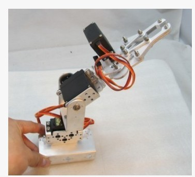Robot Gripper Claw - Garra Robótica Metálica 3-DOF com Servo