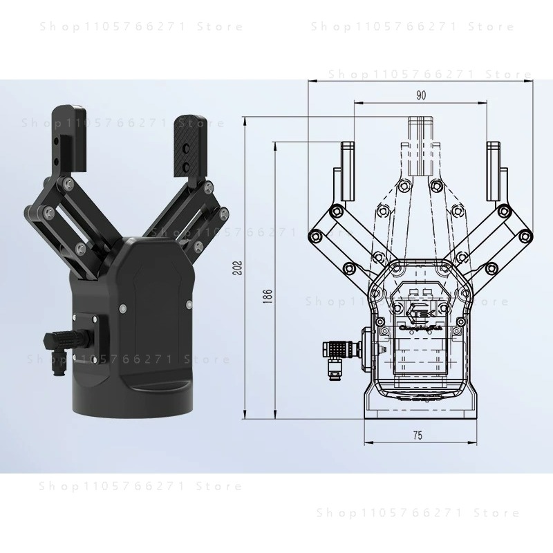 Robô Colaborativo com Controle - Robot Gripper Claw avaliação e preço