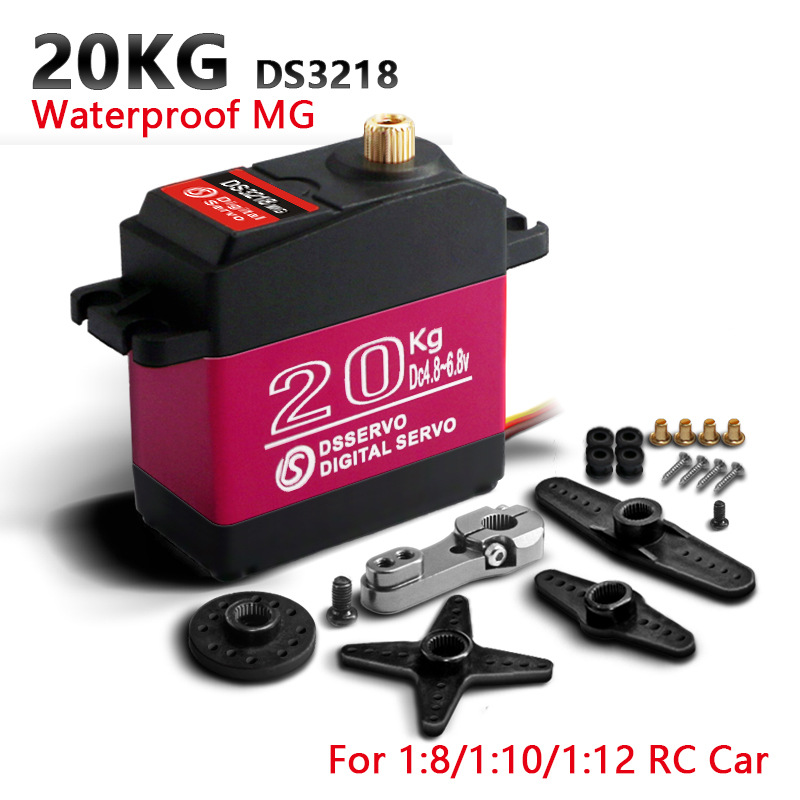 Dsservo Ds3218Mg 20Kg Servo Di - Robot Arm Metal avaliação e preço