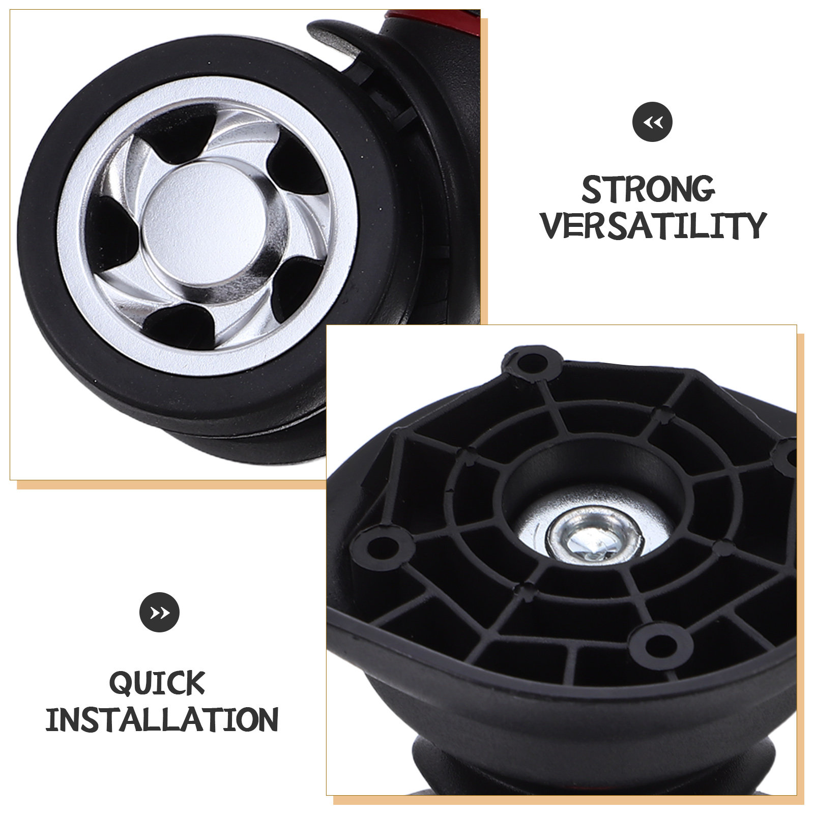 2 rodas universais para malas, - Caster Wheel avaliação e preço