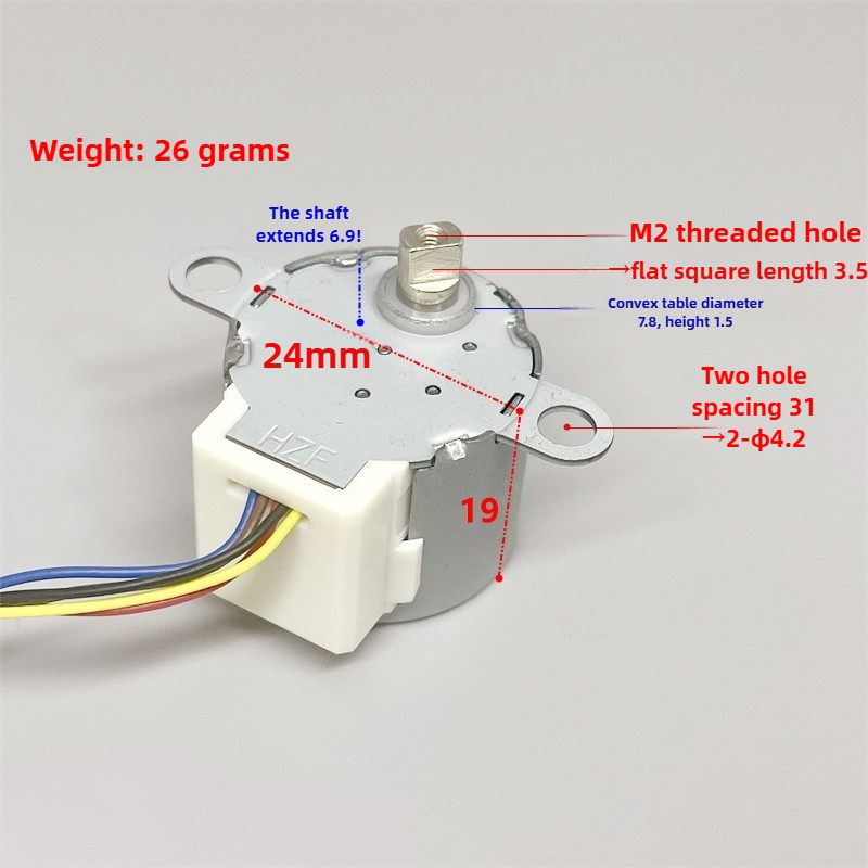 24byj48 dc 5v motor de passo d - Geared Motor avaliação e preço