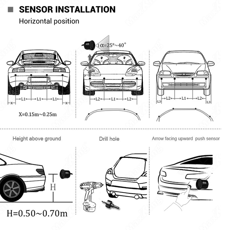 Kit de radar reverso para carr - Infrared Obstacle Sensor avaliação e preço