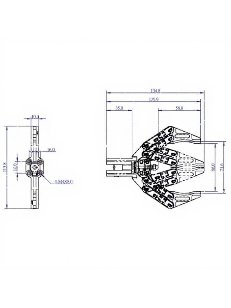 Garra de Robô Elétrica DC 5V 1 - Robot Gripper Claw avaliação e preço