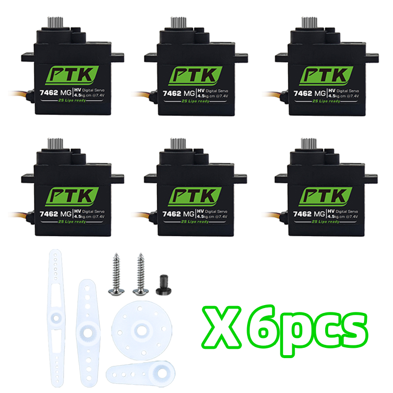 PTK 7462W MG Metal gear 9g mic - Micro Servo avaliação e preço