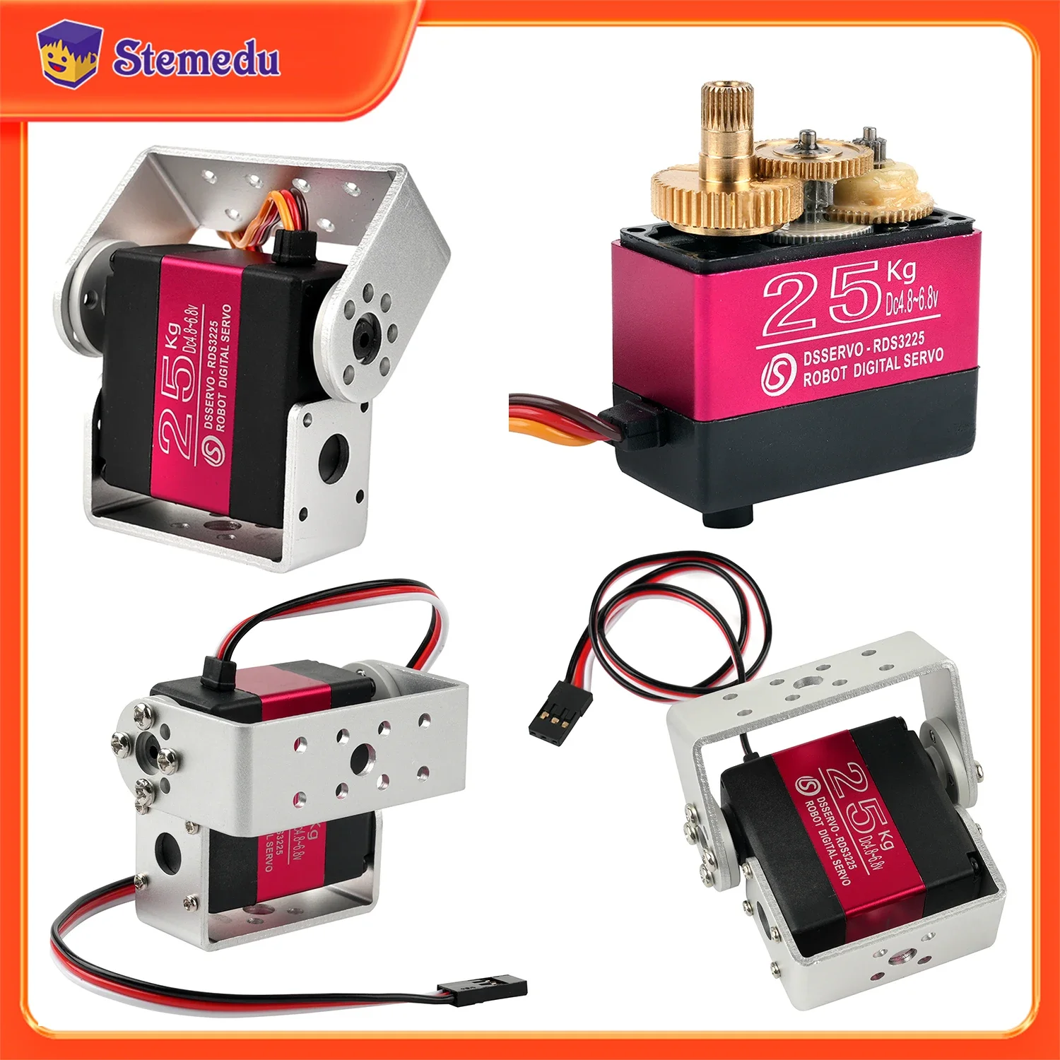 25kg robô digital servo alto t - Robot Arm Metal avaliação e preço