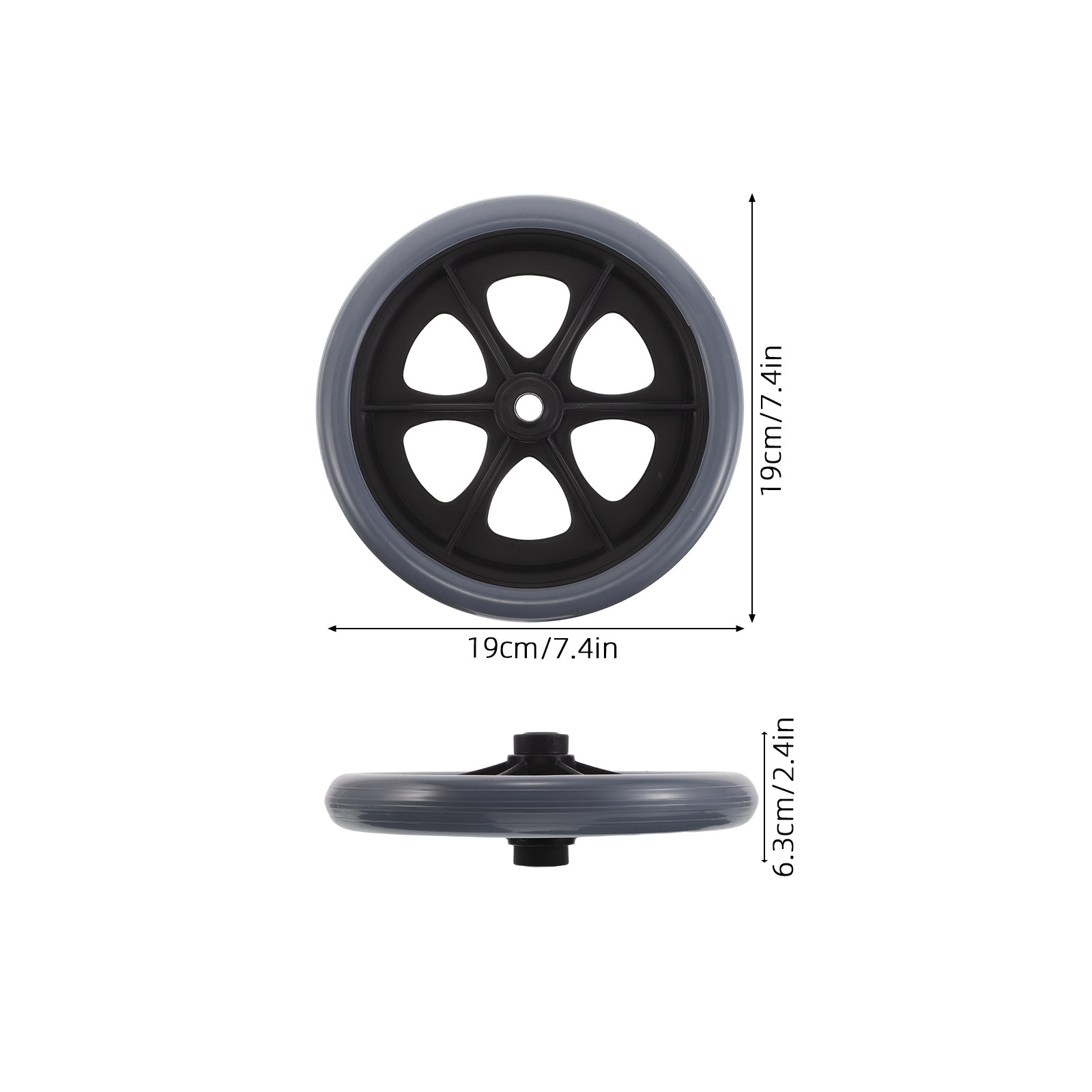 2 rodas universais para cadeir - Caster Wheel avaliação e preço