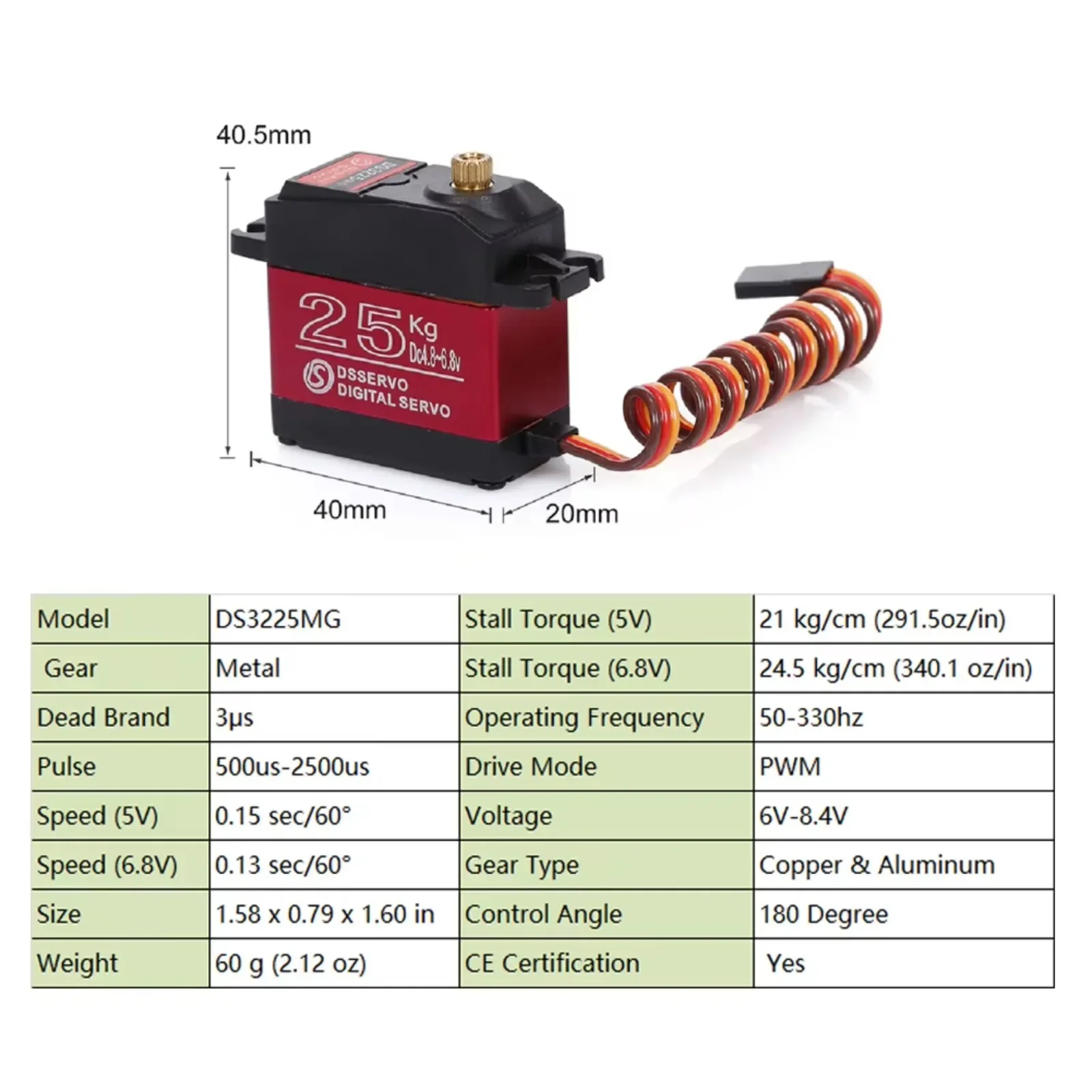 4 pçs ds3225 25kg rc servo dig - Robot Arm Metal avaliação e preço