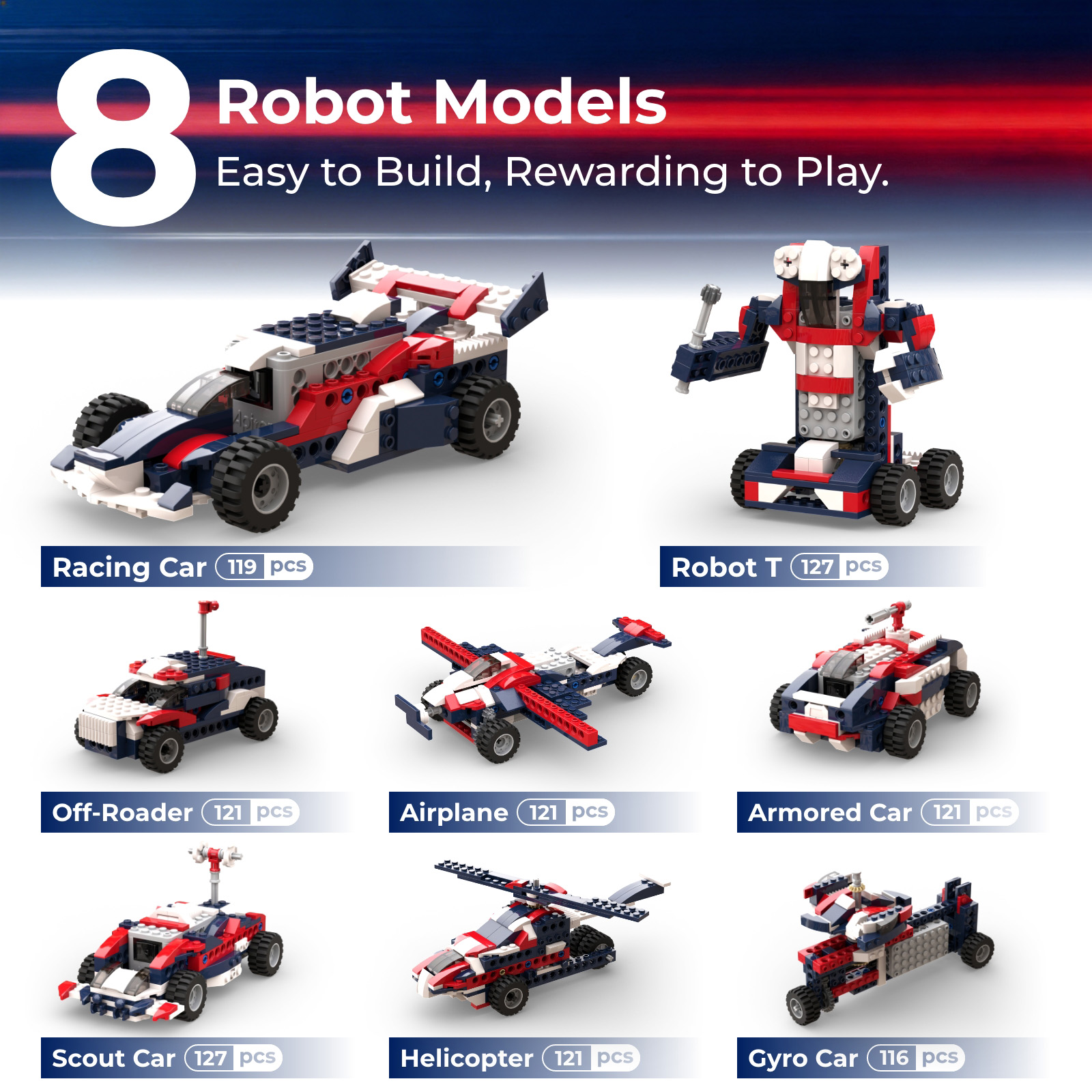 Conjunto de Blocos de Construç - Robot Car Kit avaliação e preço
