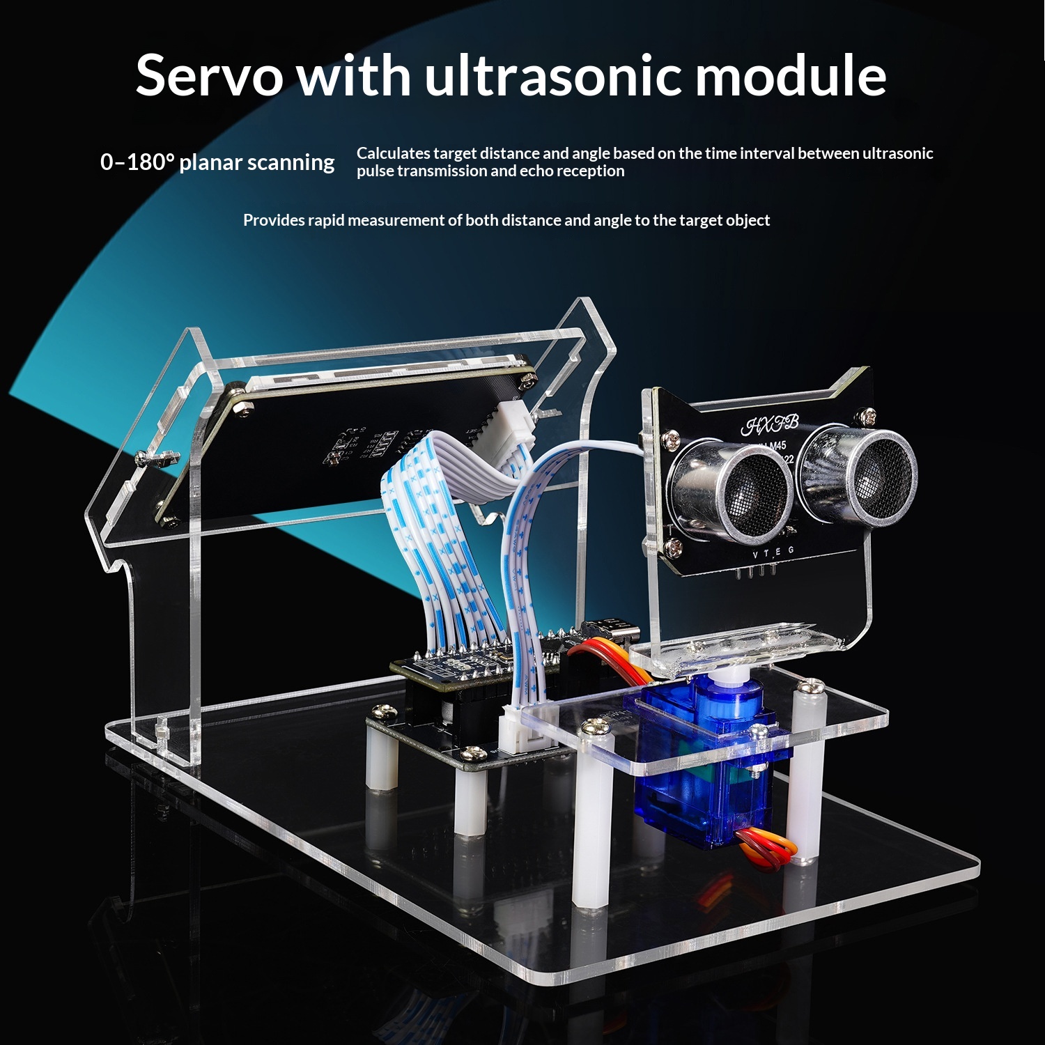 Kit DIY de Sensor Ultrassônico - Servo Kit avaliação e preço